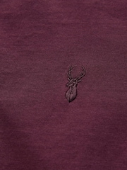 Purple Fig Regular Fit Stag T-Shirt - Image 7 of 8