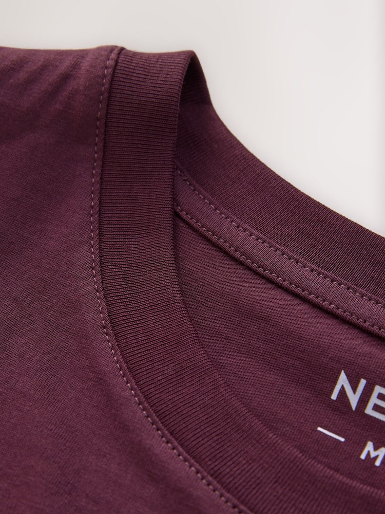 Purple Fig Regular Fit Stag T-Shirt - Image 8 of 8
