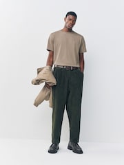 Neutral Stone Regular Fit Stag T-Shirt - Image 2 of 5