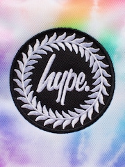 Hype. Pink Rainbow Heart Tie Dye Iconic Backpack - Image 5 of 6