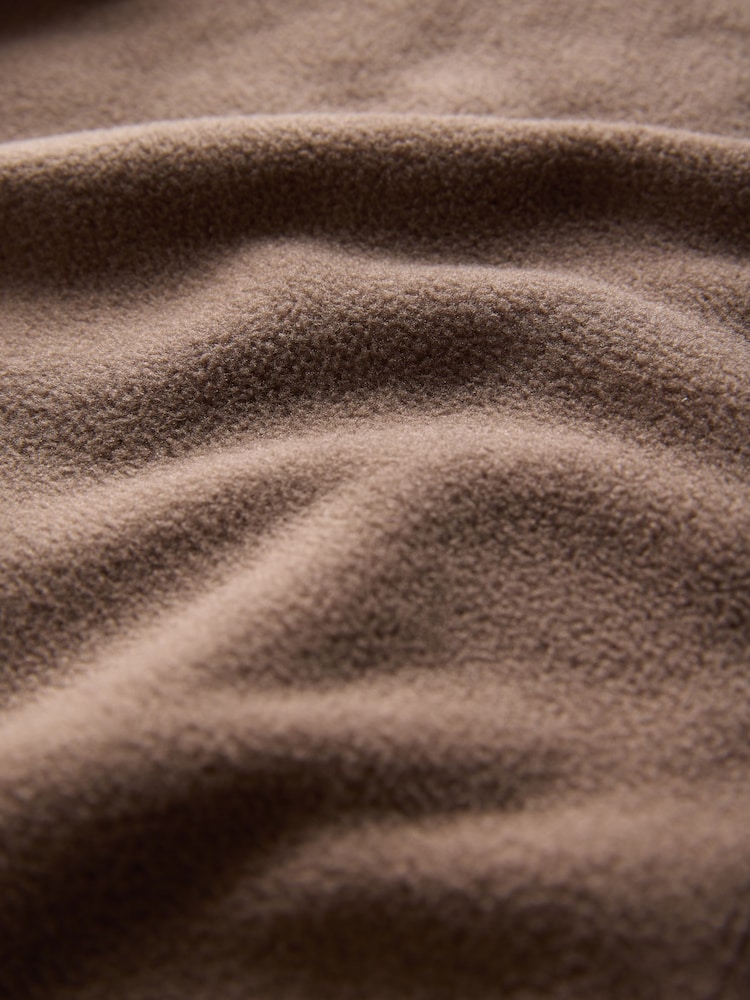 The Set Black/Taupe Brown/Cream 3 Pack Quater Zip Microfleece Jumpers - Image 6 of 6