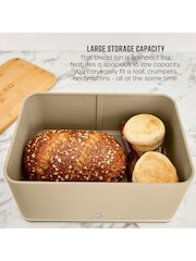 Swan Oatmeal Bread Bin with Non-Slip Base - Image 3 of 10