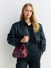 Hereu Studio Red Bombon M Supple Shiny Bag - Image 2 of 4