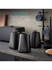 Swan Black Stealth Set of 3 Storage Canisters - Image 4 of 10