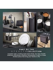 Swan Black Stealth Set of 3 Storage Canisters - Image 9 of 10
