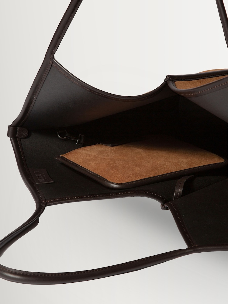 Hereu Studio Dark Brown Calella Suede Bag - Image 2 of 4