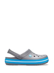 Crocs Grey Crocband Clogs - Image 1 of 4
