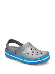 Crocs Grey Crocband Clogs - Image 2 of 4