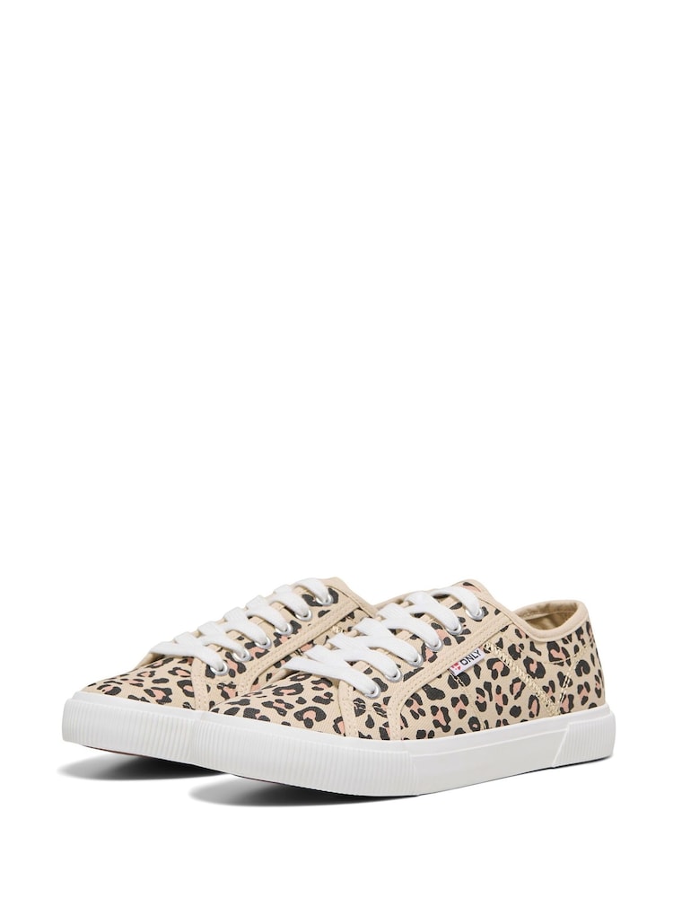 ONLY Cream Nicola Sneakers - Image 3 of 3