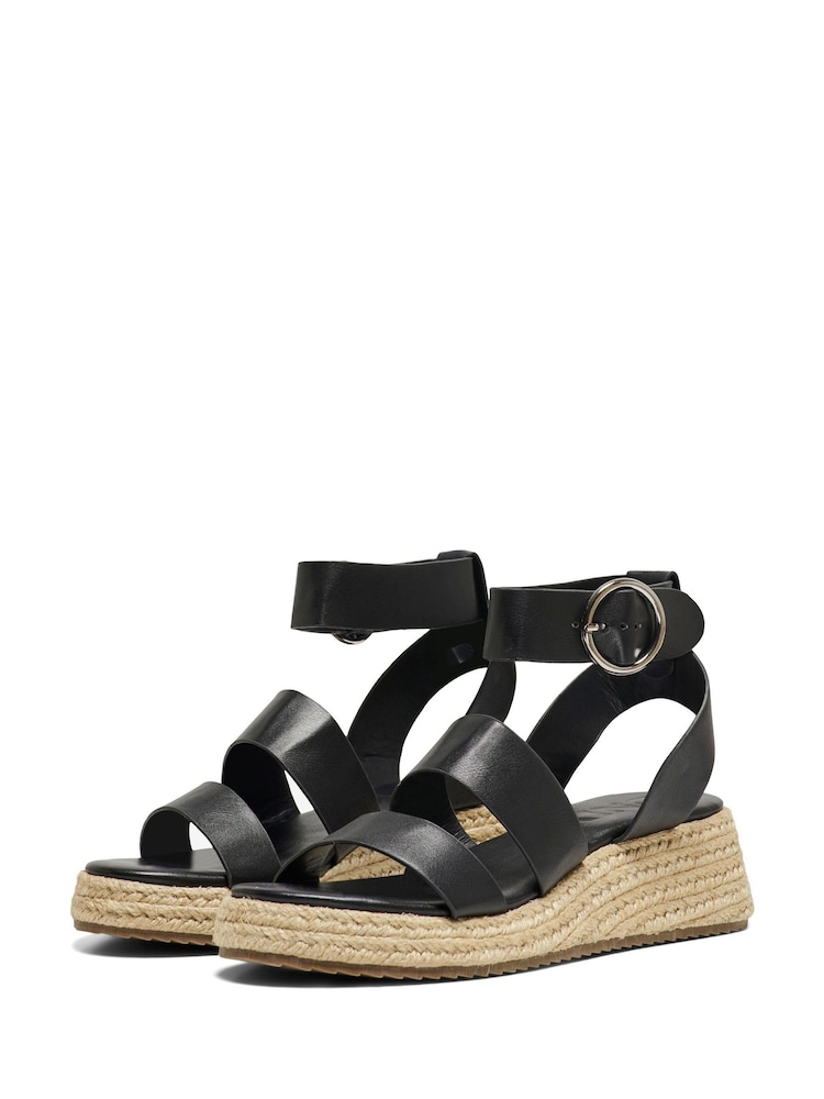 ONLY Black Minerva-1 Espadrilles - Image 3 of 3