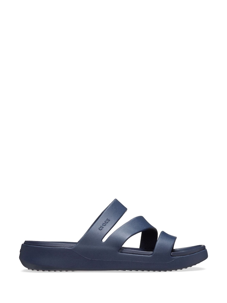 Crocs Blue Getaway Strappy Mules - Image 1 of 4