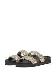ONLY Gold Minnie-16 Sandals - Image 1 of 3