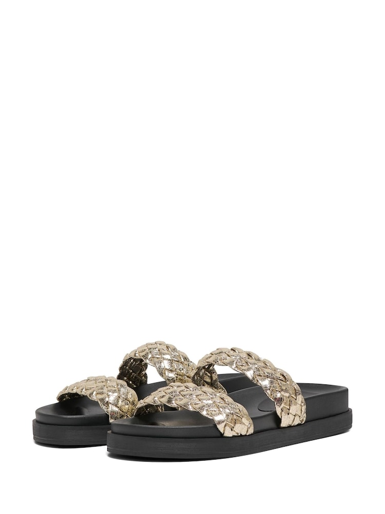 ONLY Gold Minnie-16 Sandals - Image 1 of 3