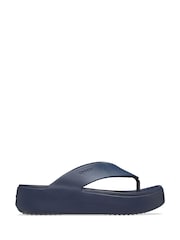 Crocs Blue Getaway Platform Flip Flops Sandals - Image 1 of 4