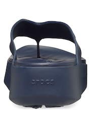 Crocs Blue Getaway Platform Flip Flops Sandals - Image 3 of 4