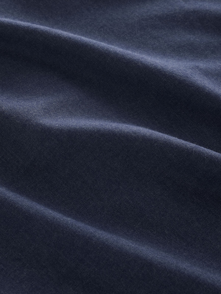 Navy Blue Long Sleeve Soft Touch Smart Shirt - Image 7 of 7 Navy Blue Long Sleeve Soft Touch Smart Shirt - Image 7 of 7