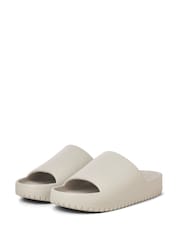 JACK & JONES Cream Ripple Moulded Sandals - Image 1 of 4