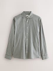 Neutral Brushed Flannel Shirt - Image 1 of 3
