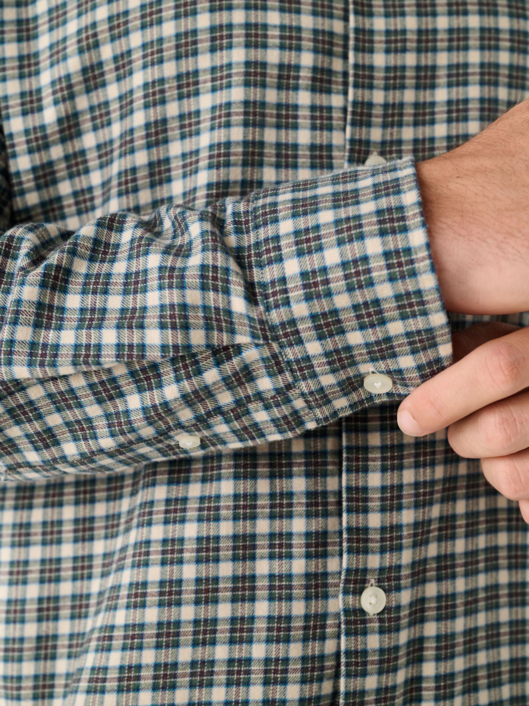 Buy Neutral Brushed Flannel Shirt from Next South Africa