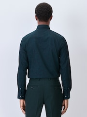 Green Jaquard Long Sleeve Shirt - Image 3 of 8