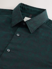 Green Jaquard Long Sleeve Shirt - Image 8 of 8