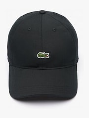 Lacoste Black Cotton Twill Cap - Image 2 of 4
