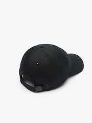 Lacoste Black Cotton Twill Cap - Image 3 of 4