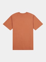 Коричневый - Peckham Rye Mens Logo 100% Cotton T-Shirt - Image 2 of 3