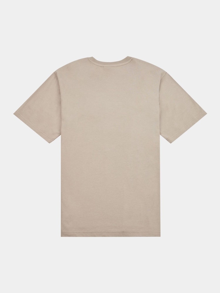 Peckham Rye Grey Mens Logo 100% Cotton T-Shirt - Image 2 of 3 Peckham Rye Grey Mens Logo 100% Cotton T-Shirt - Image 2 of 3