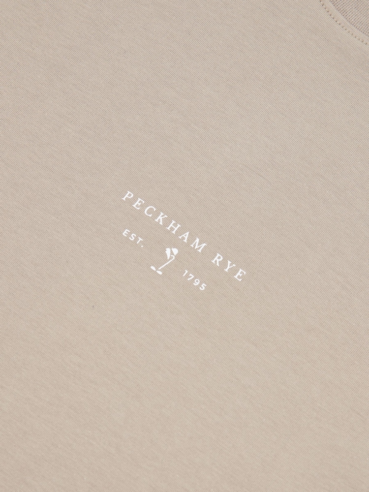 Peckham Rye Grey Mens Logo 100% Cotton T-Shirt - Image 3 of 3