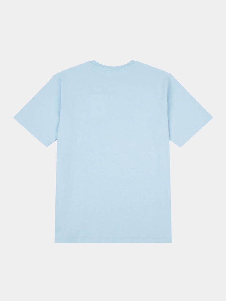 Синий - Peckham Rye Mens Print 100% Cotton T-Shirt - Image 2 of 3