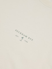 Peckham Rye Cream Mens Logo 100% Cotton T-Shirt - Image 3 of 3