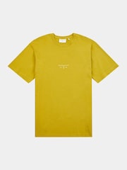 Желтый - Peckham Rye Mens Logo 100% Cotton T-Shirt - Image 1 of 3