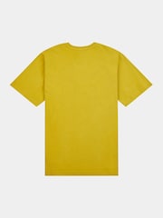 Желтый - Peckham Rye Mens Logo 100% Cotton T-Shirt - Image 2 of 3