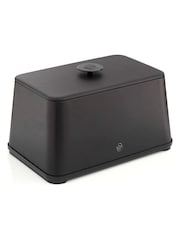 Swan Black Stealth Bread Bin with Simple Pull Lid - Image 1 of 9