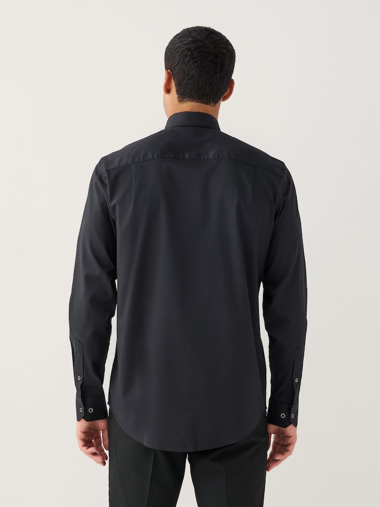 Abito uomo doppiopetto+camicia+cravatta Tinta Unita Nero made in italy – Zero081italia