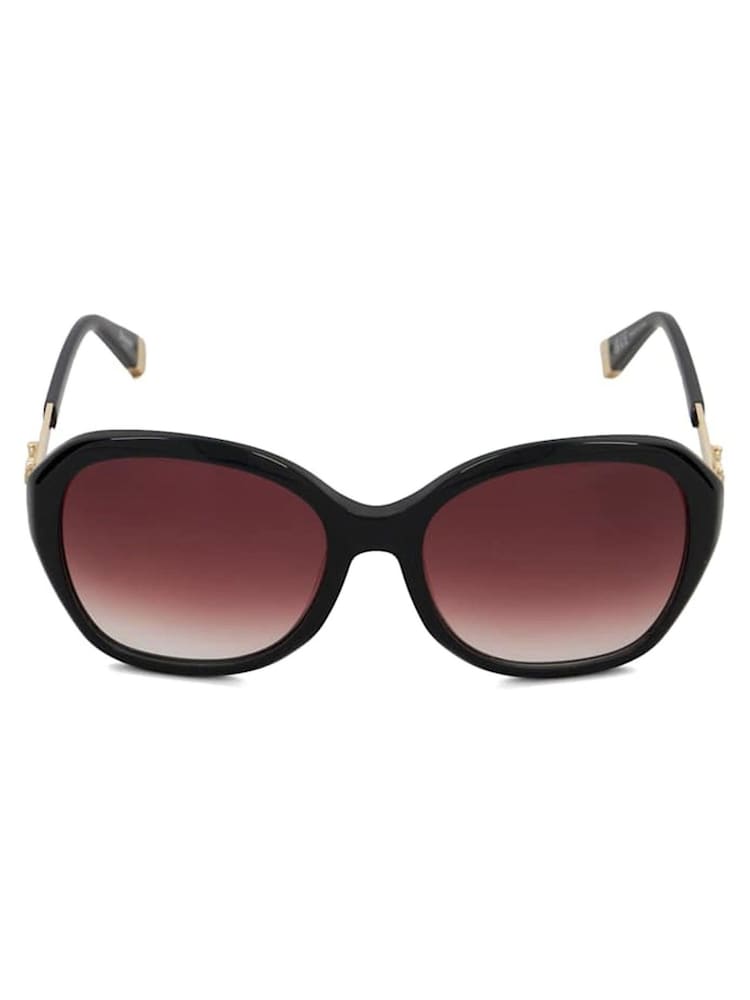 Dune London Black Oversized Georgia Glam Sunglasses - Image 2 of 3