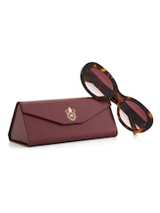Dune London Animal Glee Fashion Oval Sunglasses - Image 3 of 3