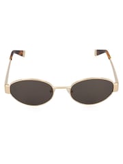 Dune London Gold Glee Fashion Oval Sunglasses - Image 2 of 4