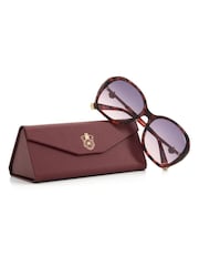 Dune London Animal Oversized Georgia Glam Sunglasses - Image 3 of 4