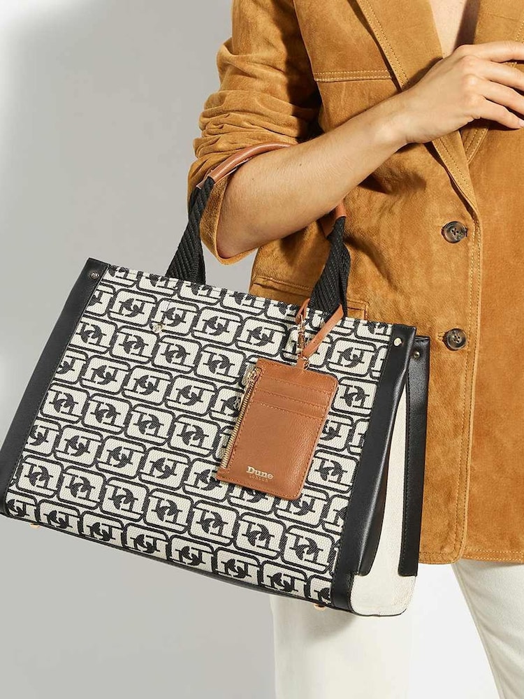 Dune London Black Dancing Mono Sling Back Kitten Bag - Image 5 of 5