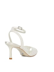 Dune London White Musing Bridal Pearl Mesh Heels - Image 5 of 5