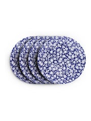Wade Set of 4 Blue Eton Side Plates with Strawberry Design - Image 5 of 10
