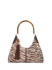 Dune London Animal Dickenson Bamboo Handle Shoulder Bag - Image 2 of 5