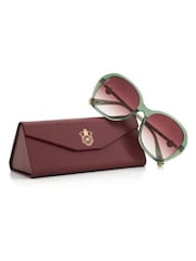 Зеленый - Dune London Oversized Georgia Glam Sunglasses - Image 3 of 4