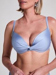 Hunkemoller Blue Honolulu Bikini Top - Image 2 of 4