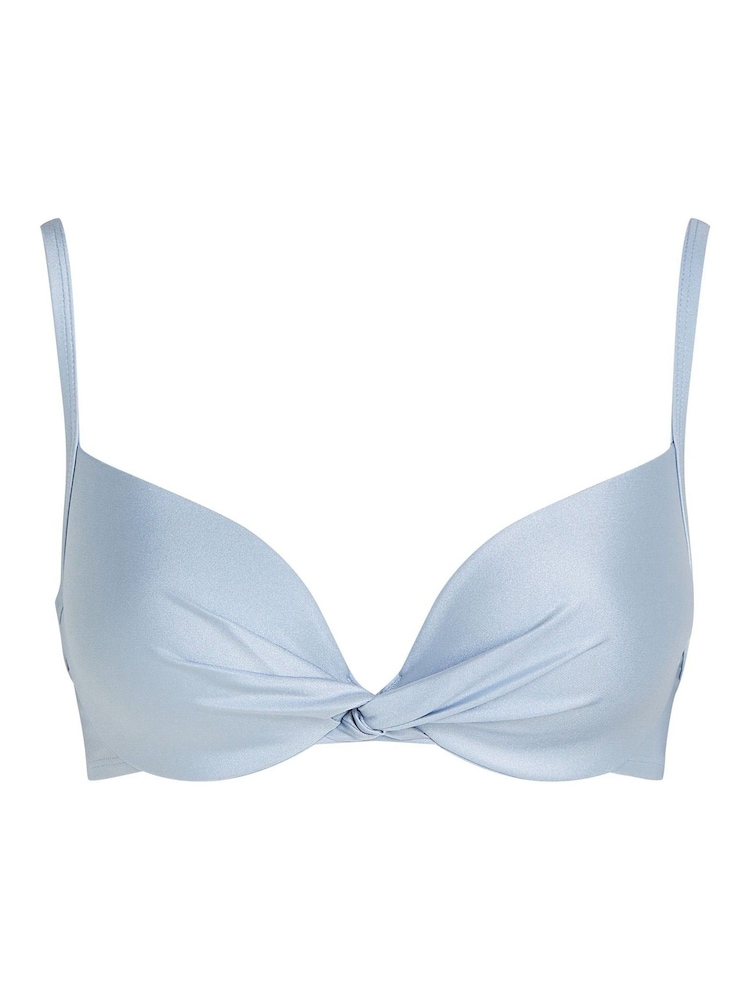 Hunkemoller Blue Honolulu Bikini Top - Image 4 of 4
