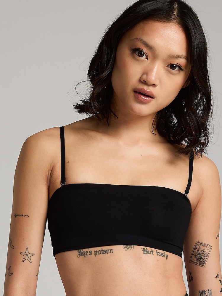 Hunkemoller Smooth Padded Underwired Push-Up Black Bra - Image 1 of 5