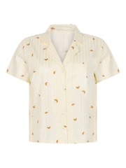 Camiseta de pijama amarilla de algodón 100 % de Hunkemöller - Imagen 4 de 5