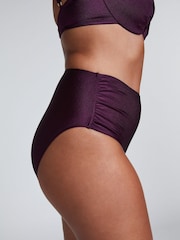 Hunkemoller Purple Costa Rio Bikini Bottoms - Image 1 of 4
